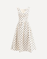 Vestito midi in cotone a pois - MULTICOLORE | Base Blu