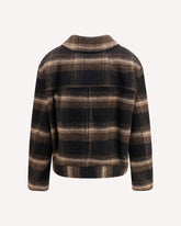 Galeane wool-blend short Coat - BLACK | Base Blu