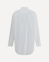 Victoria oversized Shirt - WHITE | Base Blu