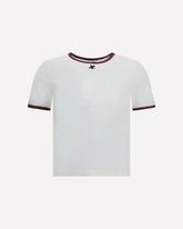 Cotton T-shirt - WHITE | Base Blu