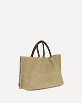 VLogo Tote Bag - BEIGE | Base Blu