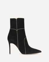 Suede Ankle Boots - BLACK | Base Blu