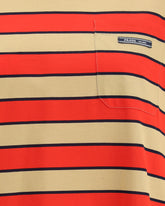 Striped cotton T-shirt -  Base Blu