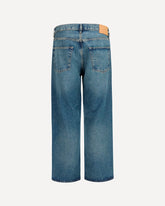 Jeans a gamba ampia in denim - AZZURRO | Base Blu