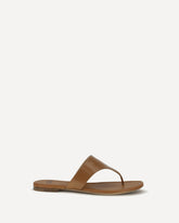 Leather Sandals - BROWN | Base Blu