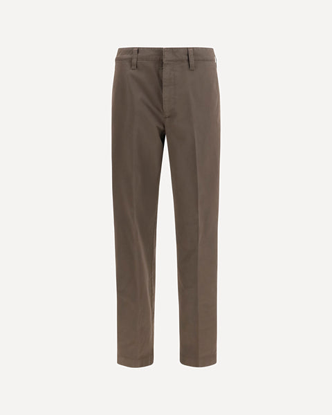 掃*除様 PRADA SPORT BROWN COTTON PANTS PRADA Garment dyed cotton Pants BROWN | Base Blu