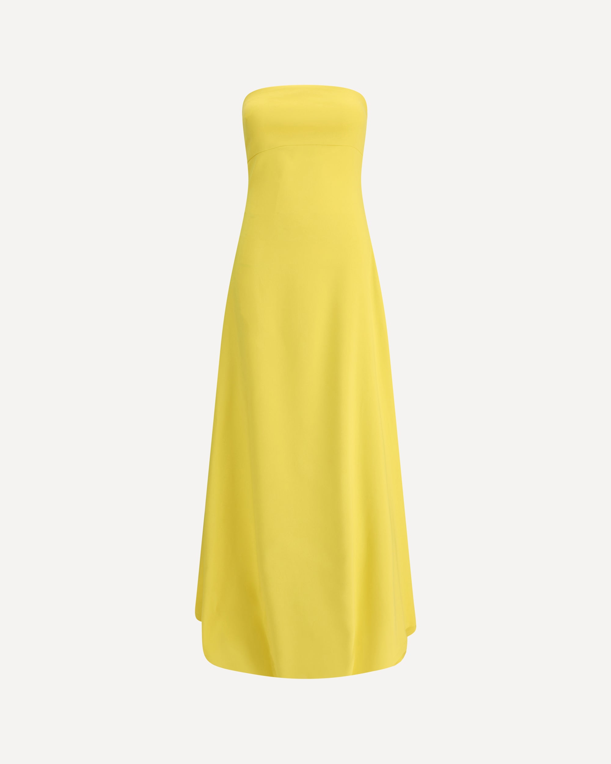 JACQUEMUS La Robe Bustier long Dress YELLOW