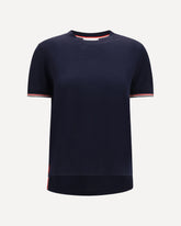 T-shirt in misto lana - BLU | Base Blu