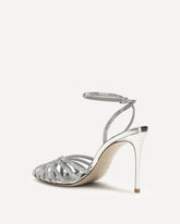 Sandali Embrace Divina - ARGENTO | Base Blu