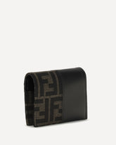 FF jacquard Card Holder - BROWN | Base Blu