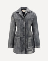 Leather Jacket - BLACK | Base Blu