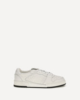 Match leather Sneakers - WHITE | Base Blu