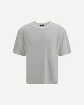 Cotton short-sleeve T-shirt - WHITE | Base Blu