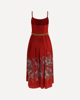 Abito midi Rhiannon  - ROSSO | Base Blu