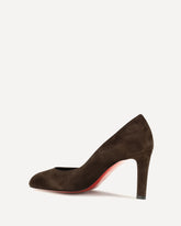 Fannylove suede Pumps - BROWN | Base Blu