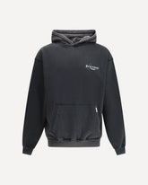 Felpa con Cappuccio Legacy Overprint  - GRIGIO | Base Blu