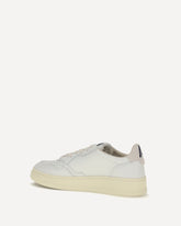 Medalist Low leather Sneakers - WHITE | Base Blu