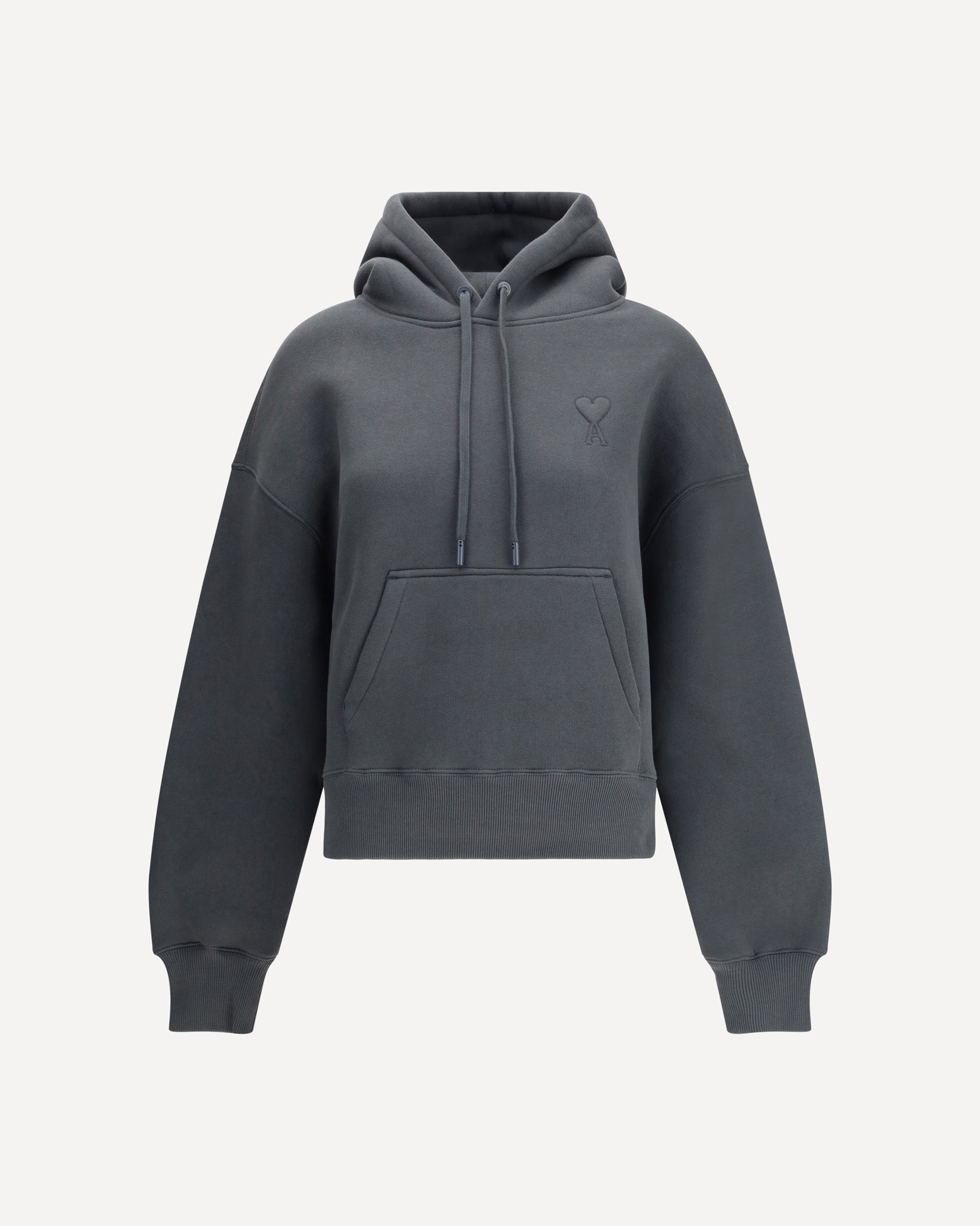 AMI PARIS Ami De Coeur Hoodie GREY | Base Blu