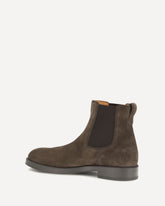 Suede Chelsea Boots - BROWN | Base Blu