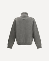 Core zip-up Cardigan - GREY | Base Blu