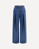 Jeans straight con pinces - BLU | Base Blu