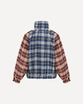 Giacca Federico a quadri effetto patchwork - MULTICOLORE | Base Blu