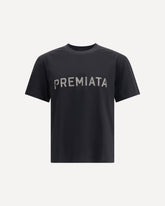 Cotton T-Shirt - BLACK | Base Blu