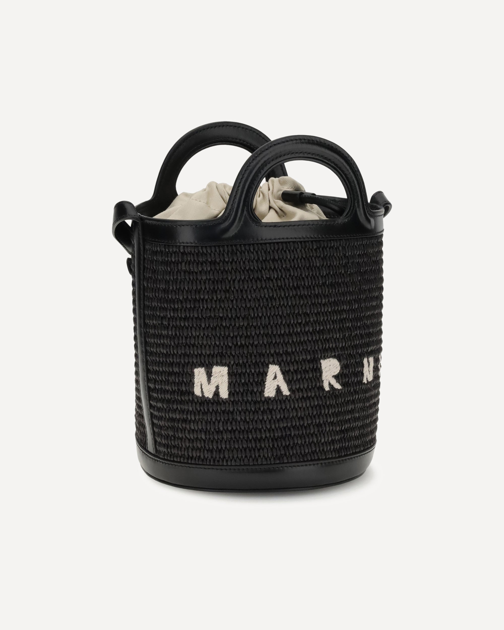 MARNI マルニ TROPICALIA バケットバッグ MARNI Tropicalia Bucket Bag BLACK | Base Blu