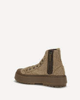 Explorer bouclé Sneakers - BROWN | Base Blu