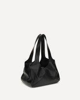 East-West Balloon Shoulder Bag - BLACK | Base Blu