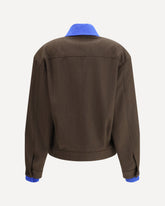 Cover-fabric Blouson - BROWN | Base Blu