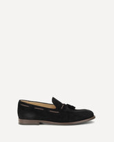 Suede Loafers - BLACK | Base Blu