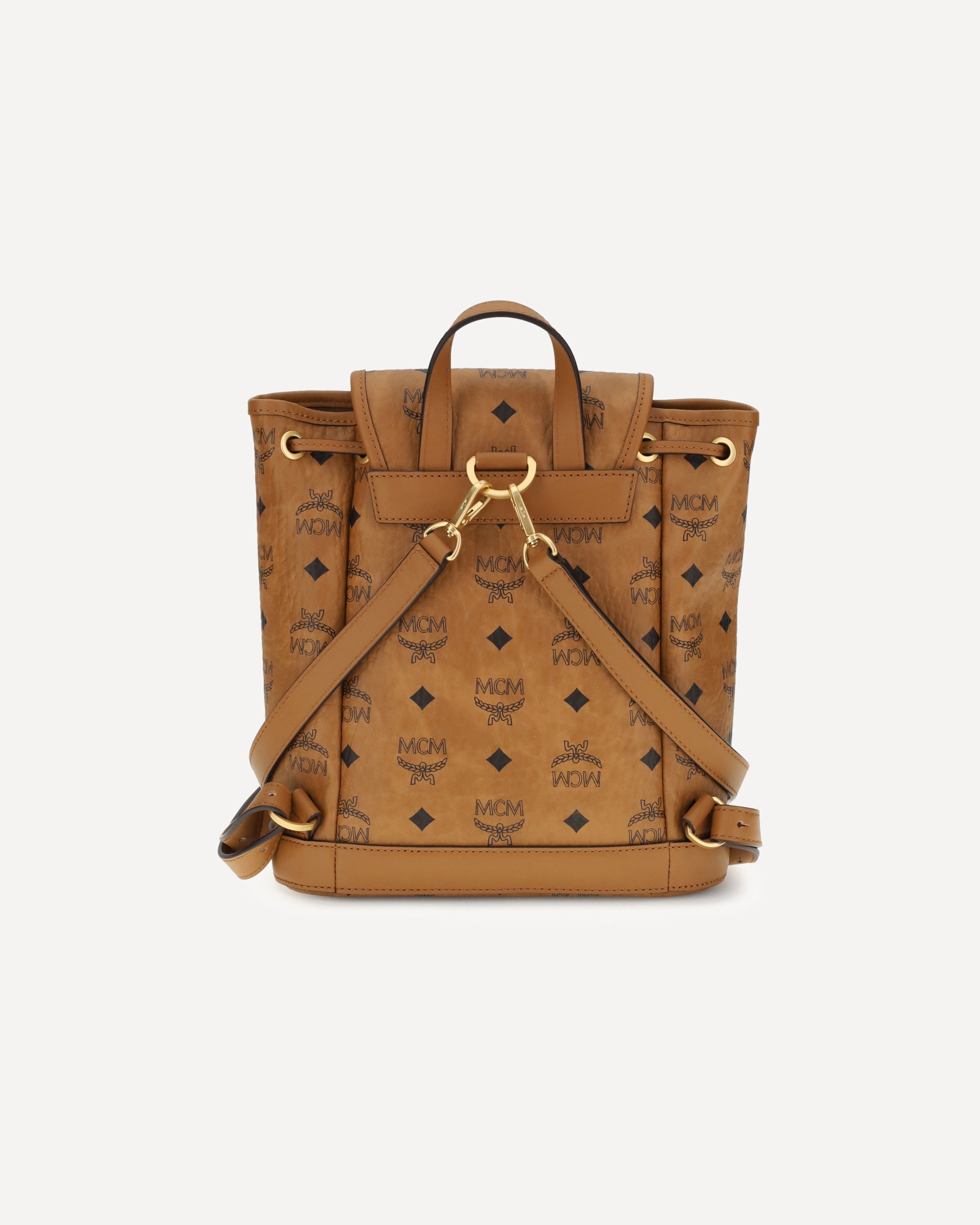 MCM Mini Aren Backpack BROWN
