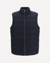 Gilet in misto lana - BLU | Base Blu