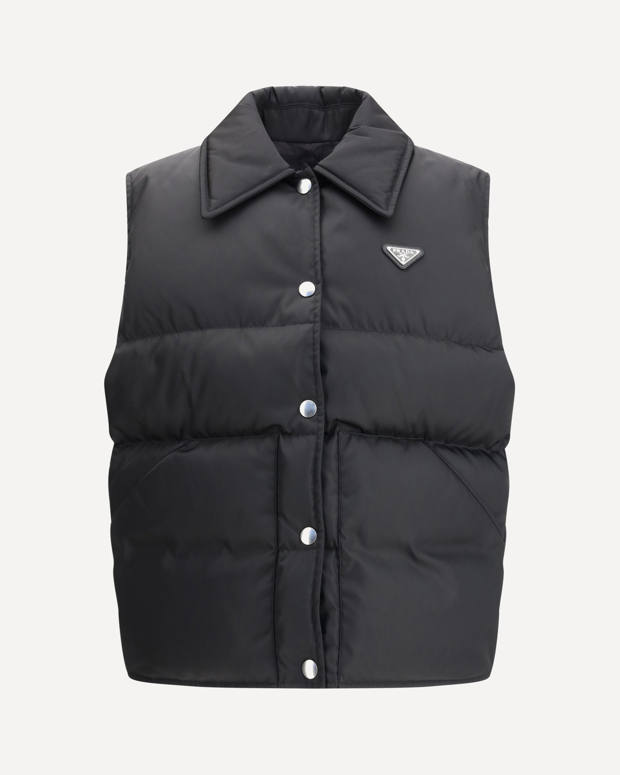 PRADA Padded re-nylon Vest BLACK | Base Blu