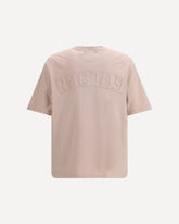 T-shirt con logo Golden reverse in rilievo  - ROSA | Base Blu