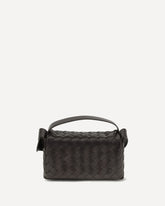 Intrecciato Shoulder Bag - BROWN | Base Blu
