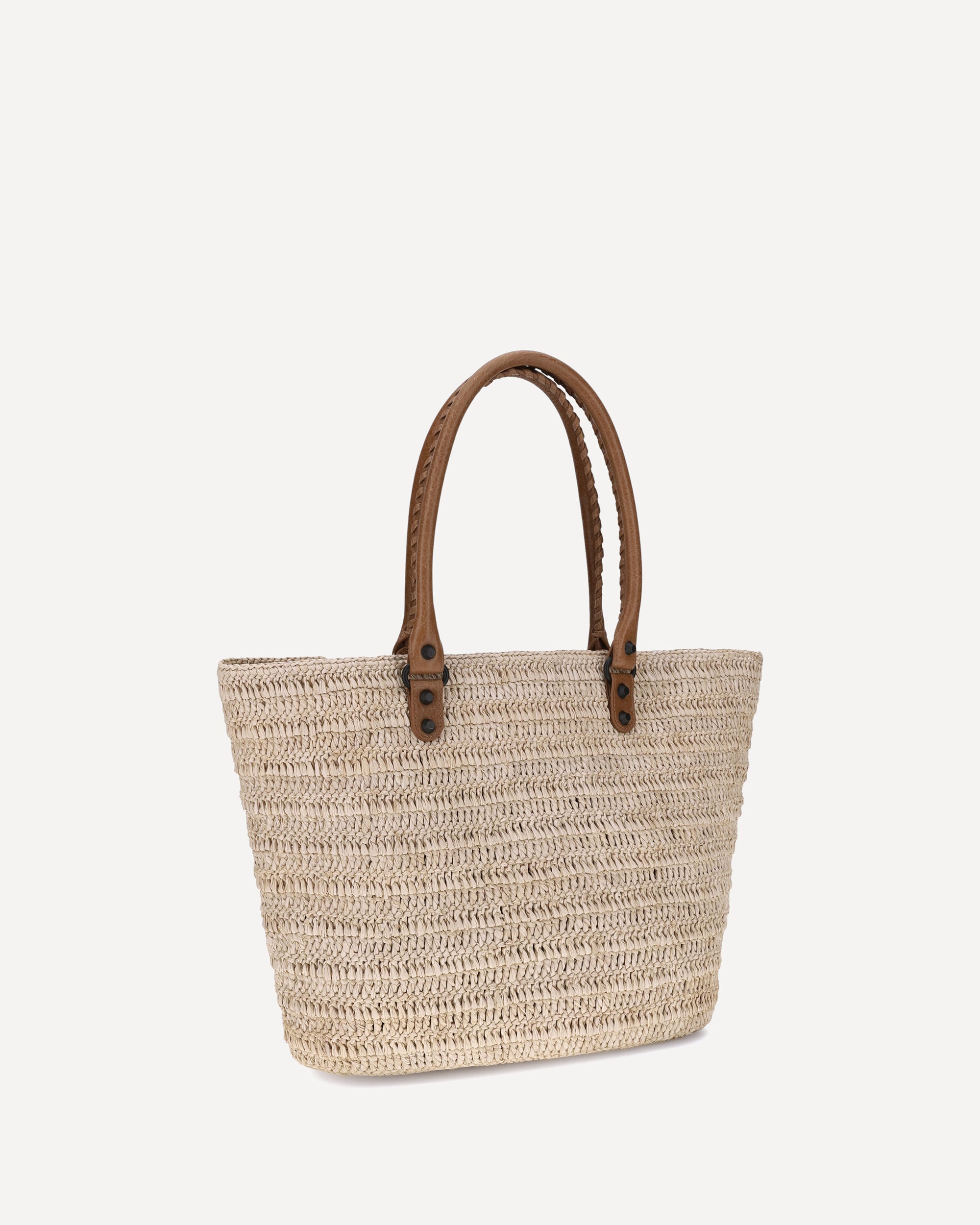 BALENCIAGA Le City Basket Shoulder Bag BEIGE | Base Blu