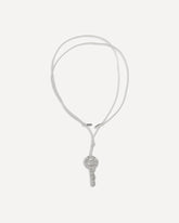 Collana con ciondolo chiave - ARGENTO | Base Blu