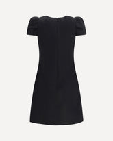 Mini Dress in Wool - BLACK | Base Blu