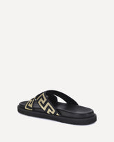 Greca Sandals - BLACK | Base Blu