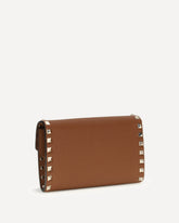 Rockstud chain Wallet - BROWN | Base Blu