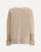 Merino wool Sweater - BEIGE | Base Blu