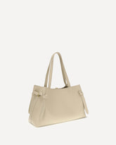 Borsa a Spalla Gyoza grande - CREMA  | Base Blu