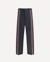 Wool and cashmere Trousers - GREY | Base Blu