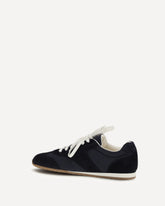 Suede and fabric Sneakers - BLUE | Base Blu