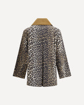 Leopard Jacket - BROWN | Base Blu