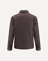 Reversible quilted Jacket - BROWN | Base Blu