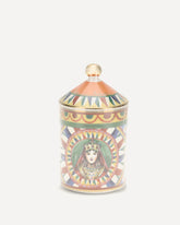 Candela profumata in porcellana  - MULTICOLORE | Base Blu