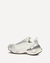 Faster Sneakers with patches - WHITE | Base Blu